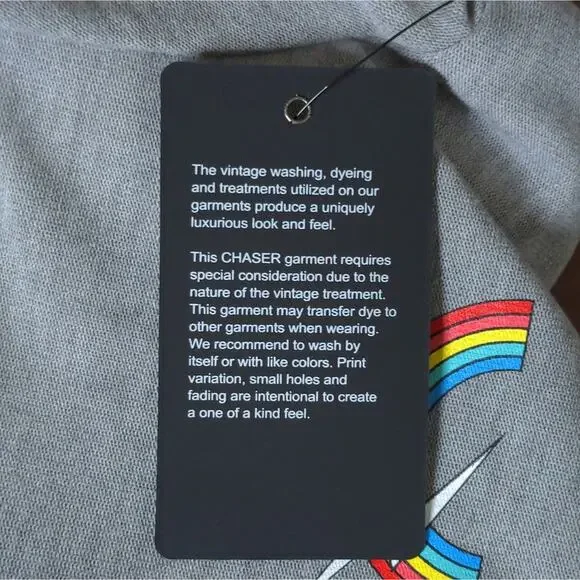 Chaser Rainbow Bolt Cozy Pullover - Size S - NWT - Picture 9 of 11